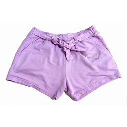 Molde Digital Short Niña Con Lazo De Punto, Talles 2 Al 16