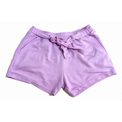 Molde Digital Short Niña Con Lazo De Punto, Talles 2 Al 16