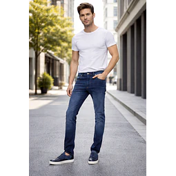 Molde Digital Jean Recto clasico Hombre, Talles 3xl Al 7xl