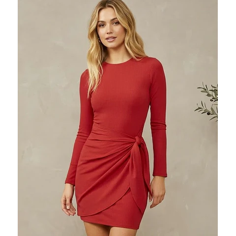 Molde Digital Vestido Corto Con lazos En Frente, pack 5 Talles!