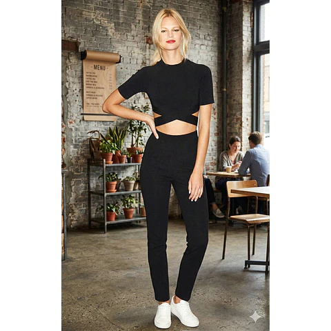 Molde Digital Top C/mangas Y Lazos Cruzados Talles S A Xxl