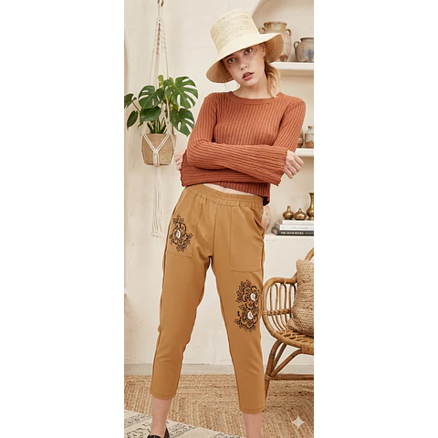 Molde Digital Pantalon Capri Bolsillo Parche Talles S A Xxl