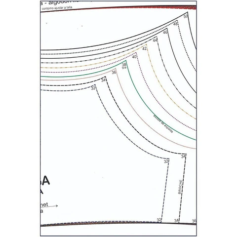 Patrones Moldes Corpiño Reductor Sujetador /  Brasier / Sutién / X2/6tal Lenceria Imprimible