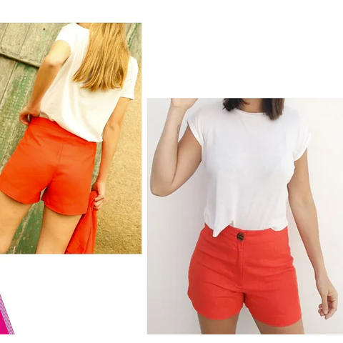 Molde Digital Short Estilo Sastrero Pack Talles S A Xxl