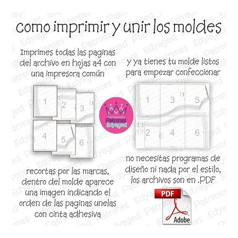 Molde Patron Panty Culotte Brasilero Con Pliegues mod.1170