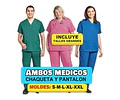 Moldes Y Patrones Uniformes Médicos Batas Cofias Delantal