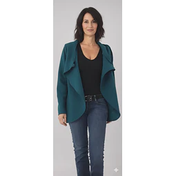 Molde Digital Abrigo Polar Cruzado , Pack Talles 3xl Al 7xl