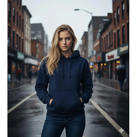 Molde Digital Buzo C / Capucha Mujer, Pack Talles S Al Xxl