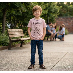 Molde Digital Remera Niño Manga Corta Pack Talles 8 A 16