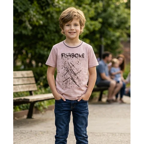 Molde Digital Remera Niño Manga Corta Pack Talles 8 A 16