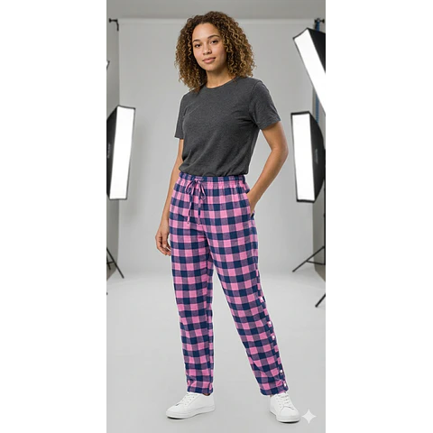 Molde Digital Pantalon Pijama Unisex, Pack Talles S A Xx