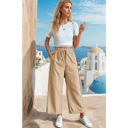Pants Sewing Pattern for Women | Wide Leg Pants Pattern | Crop Pants Pattern | Sewing Patterns | Women Pattern Pants Trousers | Summer Pants