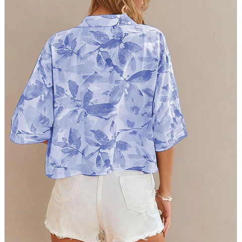 Shirt Sewing Pattern, Women Shirt Pattern, Crop Shirt Pattern, Sewing Pattern, Women Sewing pattern, Shirt Pattern, Beginner Sewing Pattern