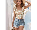 Tie Top Sewing Pattern for Women PDF | XS-XXXL | Shoulder Tie Top Pattern | Open back Womens Crop Top | Easy Top Pattern | Knot Top Pattern