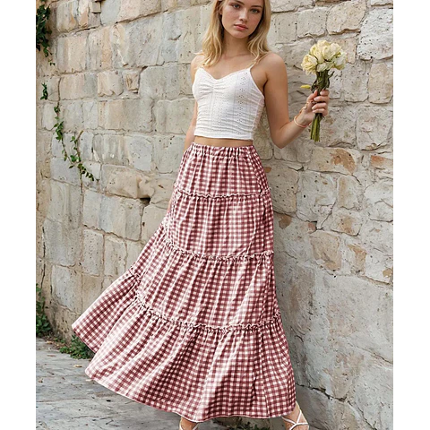 Maxi Skirt Pattern | Skirt Sewing Pattern | Women Skirt Pattern | Sewing Patterns | Women Sewing Pattern, Long Skirt Pattern, Tiered Skirt