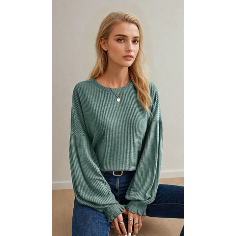 Sweatshirt Sewing Pattern | Women Sewing Pattern | Sweater Sewing Pattern | Women's Sewing Pattern | Puff Sleeve Sweatshirt, Sweater Pattern