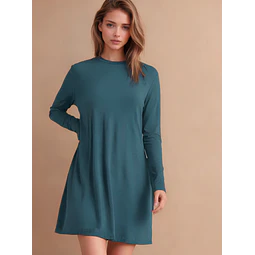 Dress PDF Sewing Pattern for Women, Easy Pattern for Beginners, Long Sleeved Dress, Oversized TShirt pattern, Loose Dress, Loose TShirt PDF