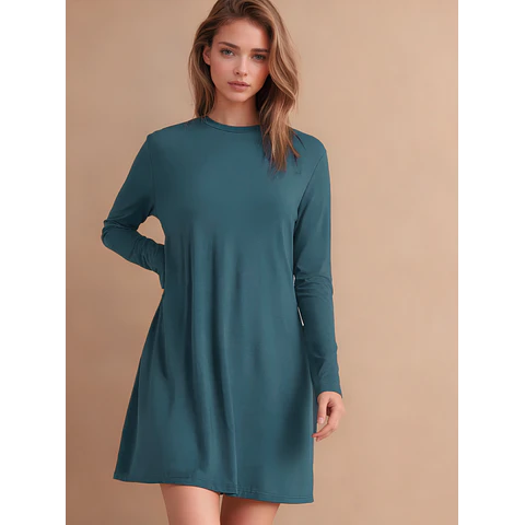 Dress PDF Sewing Pattern for Women, Easy Pattern for Beginners, Long Sleeved Dress, Oversized TShirt pattern, Loose Dress, Loose TShirt PDF