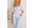 Blouse Sewing Pattern, Top Pattern, Milkmaid Top Blouse Pattern, Peplum Top, Peplum Blouse, Cottagecore Pattern, Shirred Top Pattern