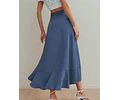 Skirt Sewing Pattern | Wrap Skirt Pattern | Women Sewing Pattern | Sewing Patterns | Summer Skirt Sewing pattern | Ruffle Hem Wrap Skirt