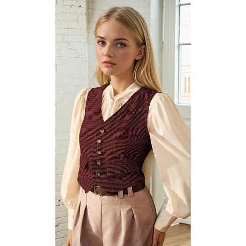 Vest Pattern, Waistcoat Sewing Pattern, Sewing Patterns, Women Pattern, Vest Sewing Pattern, Top Sewing Pattern for Women, Vintage Vest