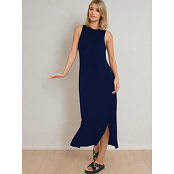 Dress Sewing Pattern - Slit Dress pattern, Prom Dress Pattern, Evening dress pattern, Elegant Dress pattern, Sleeveless dress pattern