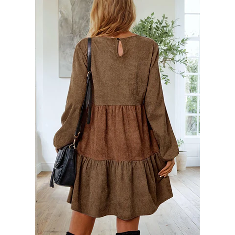 Dress Sewing Pattern | Long Sleeved Dress Pattern | Dress Pattern | Midi Dress Pattern | Women Sewing Pattern | Beginner Dress Pattern