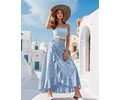 Wrap Skirt Pattern | Maxi Skirt Pattern | Women Sewing Pattern | Sewing Patterns | Summer Skirt Sewing pattern | Ruffle Hem Wrap Skirt