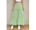Tiered Maxi Skirt Sewing Pattern | Skirt Pattern | Women Skirt Pattern | Sewing Patterns | Women Sewing Pattern, Long Skirt Pattern