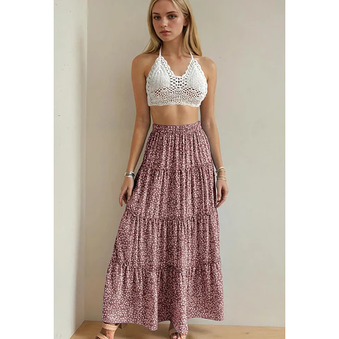 Tiered Maxi Skirt Pattern | Skirt Sewing Pattern | Women Skirt Pattern | Sewing Patterns | Women Patterns, Long Skirt Pattern, Tiered Skirt