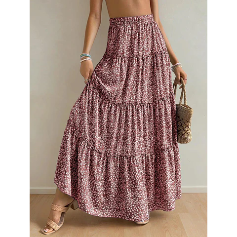 Tiered Maxi Skirt Pattern | Skirt Sewing Pattern | Women Skirt Pattern | Sewing Patterns | Women Patterns, Long Skirt Pattern, Tiered Skirt