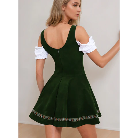 Dirndl Dress Sewing Pattern | Oktoberfest Dress | Milkmaid Dress Pattern | Dress Pattern | Cottagecore Dress pattern | Women Sewing Pattern