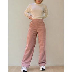 Women Pants Sewing Pattern | Trousers Pattern | Pants Pattern | Women Sewing Pattern | High Waisted Straight Leg Pants Sewing Pattern Women