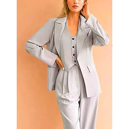 3 Pieces Suit Set Sewing Pattern | Vest, Jacket & Pants Sewing Pattern | Suit Sewing Patterns | Suit Pants Pattern | Women Suit Pattern