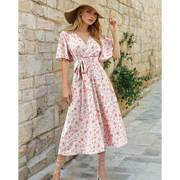 Maxi Dress Sewing Pattern | Wrap Dress Pattern |Summer Dress Pattern | Women Sewing Pattern | Women Dress | Sewing Patterns for Women Dress
