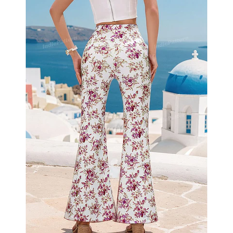 Flare Pants Pattern | Pants Sewing pattern | Wide leg pants, High waisted pants sewing pattern, Trousers pattern for women, Instant Download