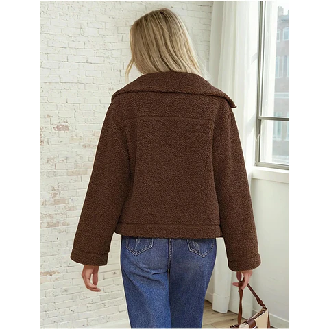 Jacket Sewing Pattern for Women, Women Sewing Pattern, Teddy Jacket, Zip Up Jacket, Beginner Sewing Pattern, Coat Sewing Pattern, Women Coat
