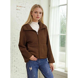 Jacket Sewing Pattern for Women, Women Sewing Pattern, Teddy Jacket, Zip Up Jacket, Beginner Sewing Pattern, Coat Sewing Pattern, Women Coat