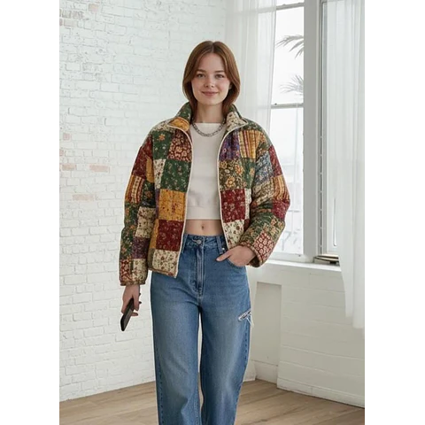 Jacket Sewing Pattern for Women | Coat Pattern | Sewing Patterns | Women Sewing Pattern Patchwork | Beginner Jacket, Quilted Jacket