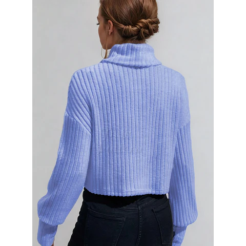 Turtleneck Sweater Sewing Pattern | Sweater Pattern | Womens Pattern | Sewing Patterns | Women Sweater | Mock Neck Top Pattern Women