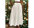 Easy Skirt with Pockets Sewing Pattern | Maxi Skirt Pattern | Women Skirt Pattern | Sewing Patterns | Women Sewing Pattern, Skirt Pockets