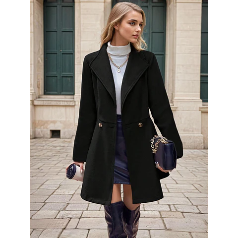 Coat Pattern | Jacket Sewing Pattern | Long Coat Pattern | Winter Jacket Coat Sewing Pattern for Women | Women Sewing Pattern Coat Jacket