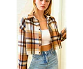 Crop Shirt Sewing Pattern, Long Sleeved Crop Shirt, Women Shirt Jacket Sewing Pattern, Women Sewing Pattern, Shacket Sewing Pattern