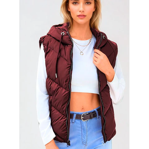 Puffer Vest Pattern | Hoodie Puffer Vest | Hooded Vest | Women Sewing Pattern | Jacket Pattern | Vest Pattern | Sewing Patterns