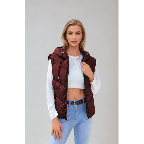 Puffer Vest Pattern | Hoodie Puffer Vest | Hooded Vest | Women Sewing Pattern | Jacket Pattern | Vest Pattern | Sewing Patterns
