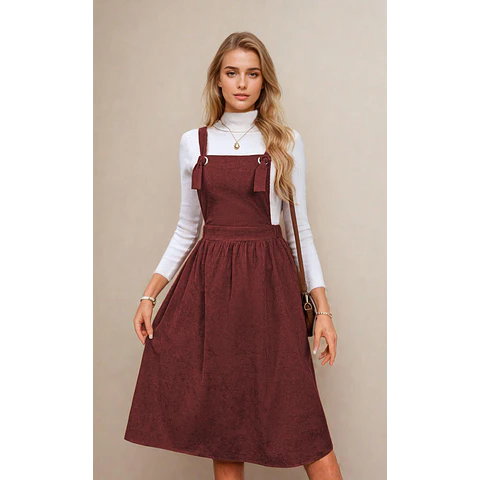 Overall Dress Pattern | Dress Sewing Pattern | Sewing Patterns | Women Dress Pattern | Women pattern | Bginner Dress Pattern, Pinafore Dress