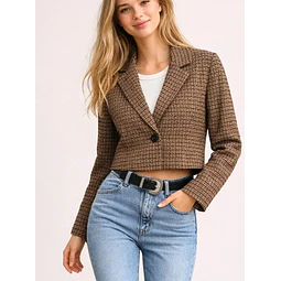 Blazer Sewing Pattern Women | Crop Jacket Sewing Pattern |  Womens Blazer Pattern | Suit Jacket Pattern |  Women Suit Jacket Blazer