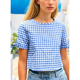 Blouse Sewing Pattern | Women Sewing Pattern | Top Pattern | Crop Top Pattern | Sewing Patterns for Beginner Top |  Shirt Pattern Women