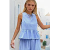 Crossback Top Sewing Pattern | Wrap Top Pattern | Criss Cross Top | Women Sewing Pattern | Blouse Pattern | Cross Top Pattern | Peplum Top