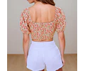 Puff Sleeve Blouse Pattern, Milkmaid top pattern, Sewing Pattern Top Blouse, Cottagecore Top Pattern, Milkmaid blouse, Sewing pattern top